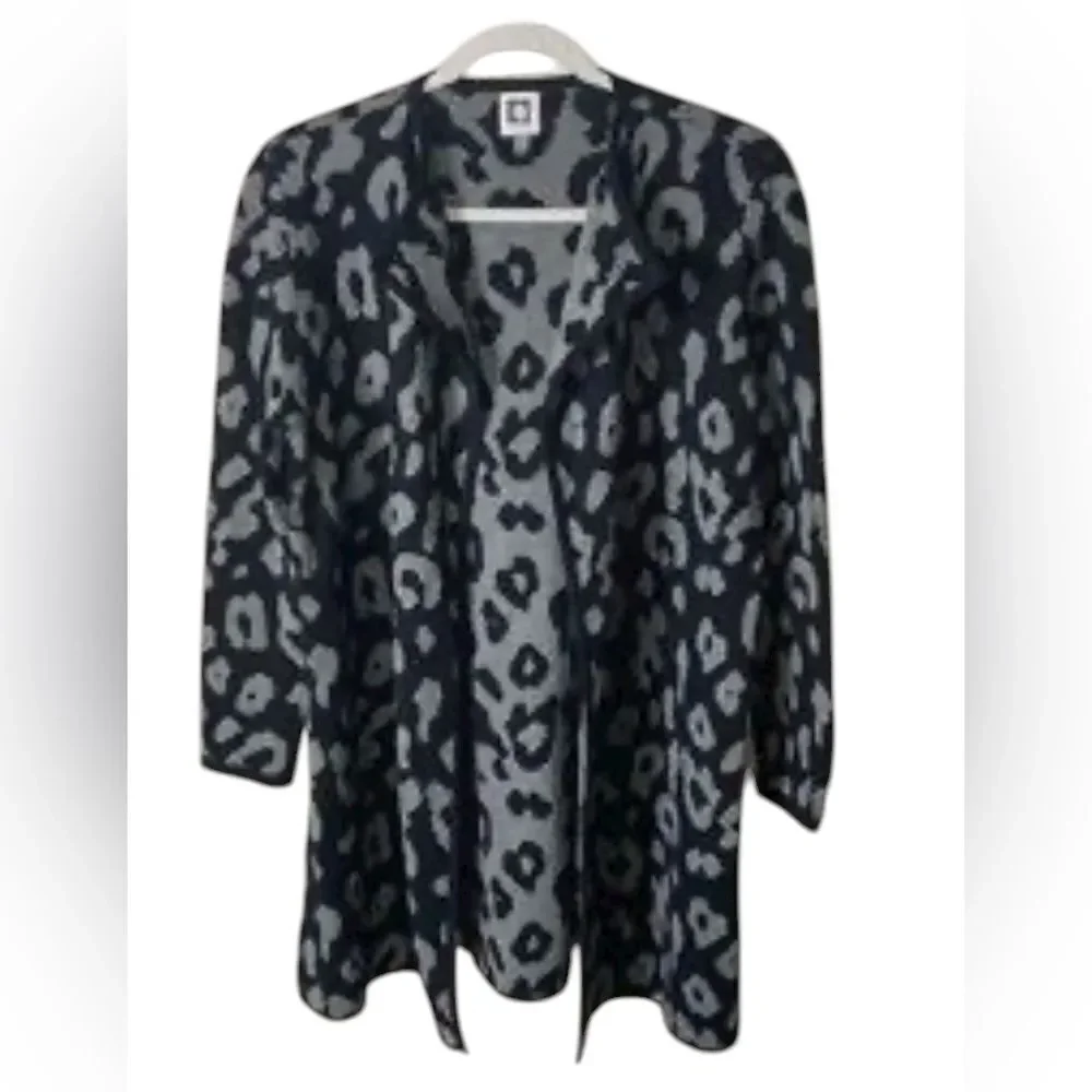 Anne Klein Ladies Animal Print Cardigan - L - Great Condition